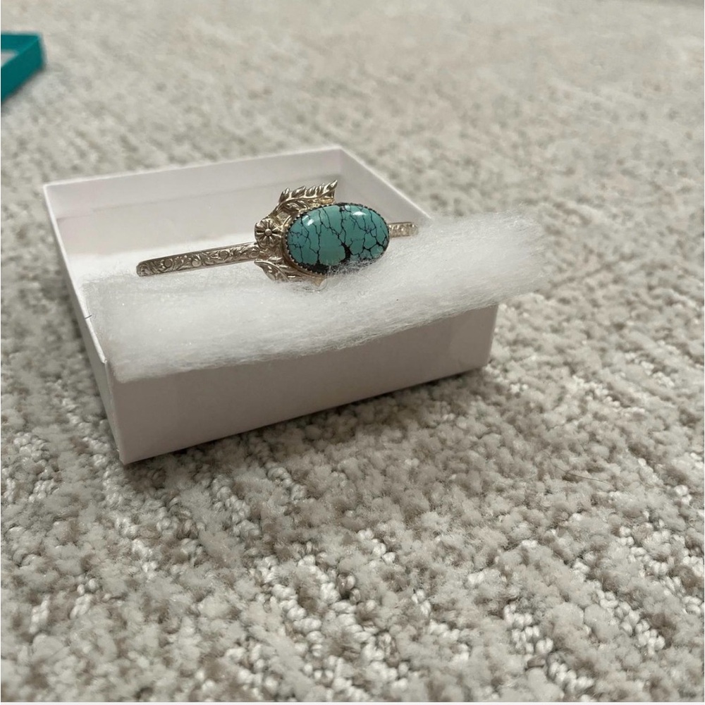 Turquoise Stone Silver Ring